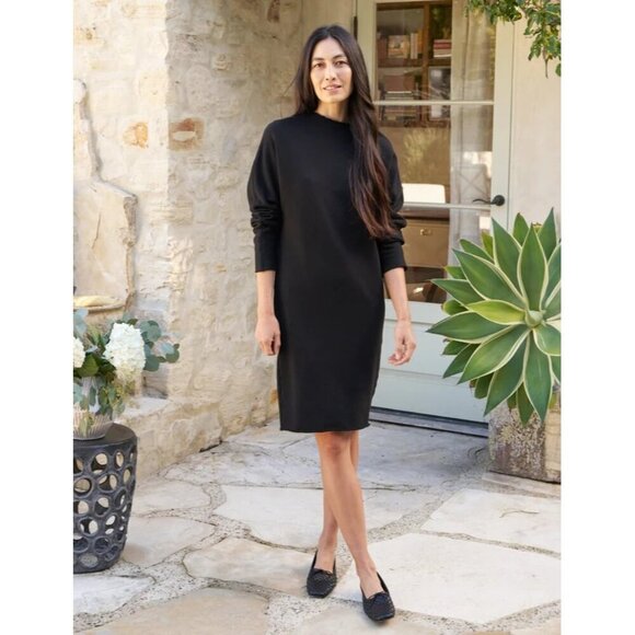 NEW Frank & Eileen Izzie Sweatshirt Party Dress Black Size XS